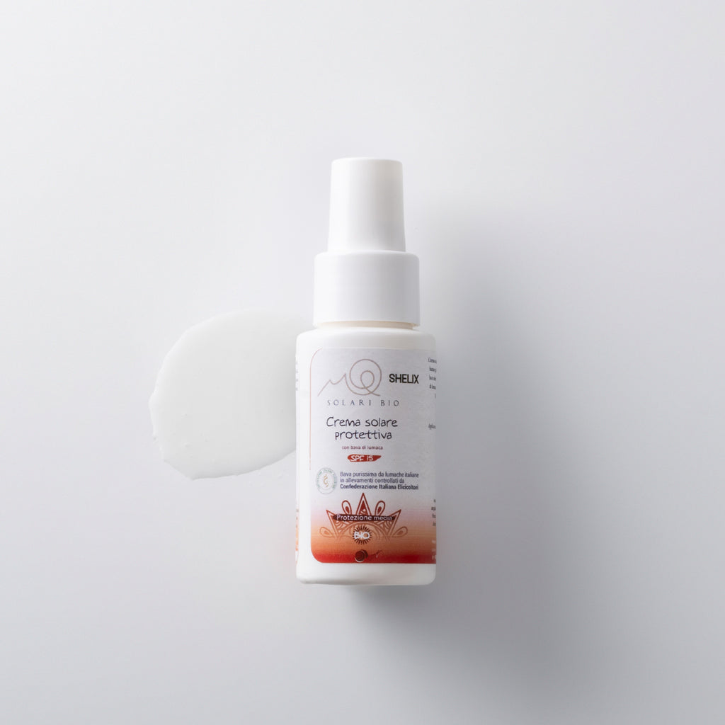 crema solare media protezione bava di lumaca shelix 125ml