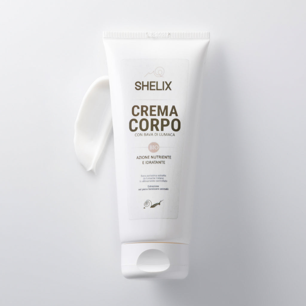 crema corpo bava di lumaca shelix 200ml made in italy idratante rigenerante